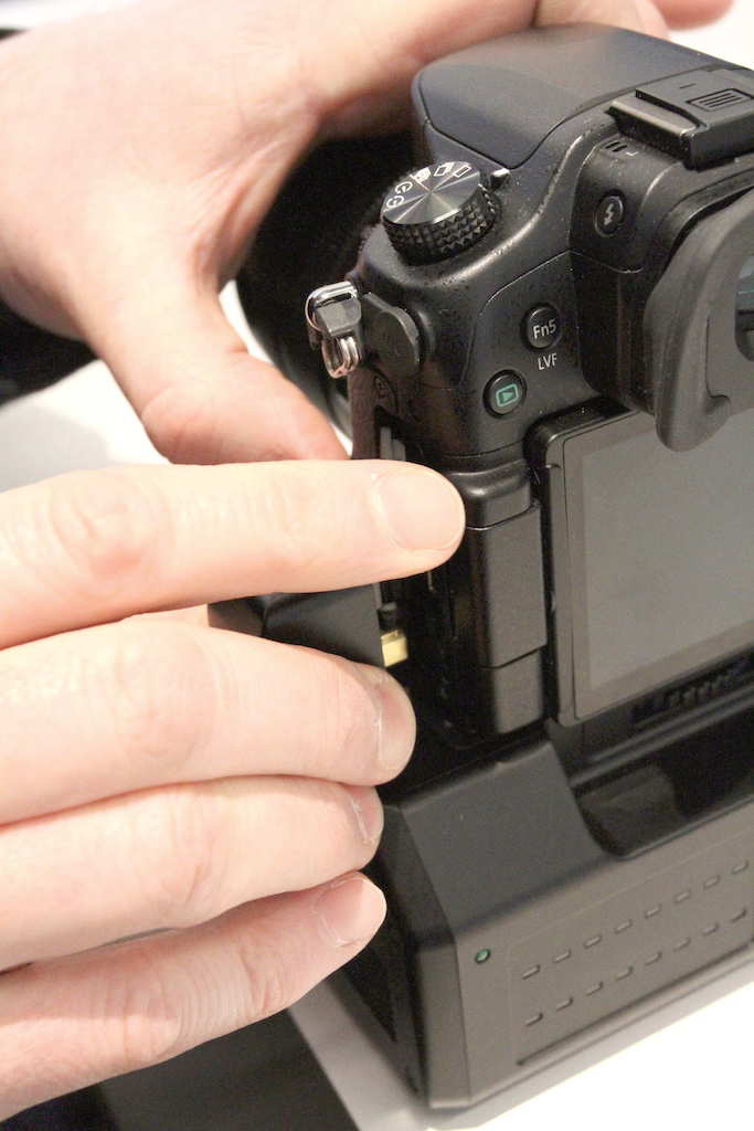 You guessed it! The micro HDMI connector creates a pass-through, terminating in a full HDMI socket on the DMV-YAGH.