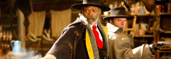 Samuel L. Jackson, Walton 
Goggins in The Hateful Eight